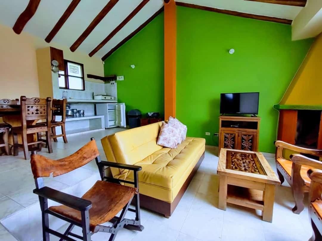 Hotel Cabanas San Cayetano Paipa Eksteriør billede