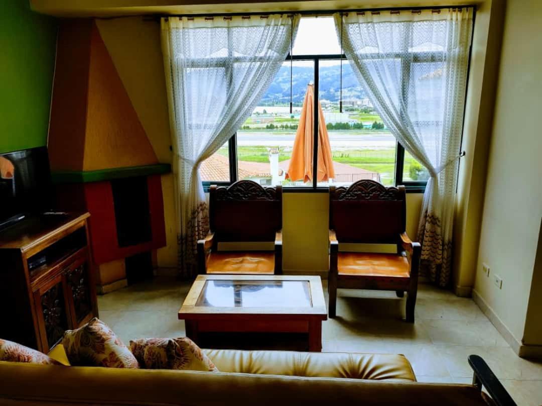 Hotel Cabanas San Cayetano Paipa Eksteriør billede