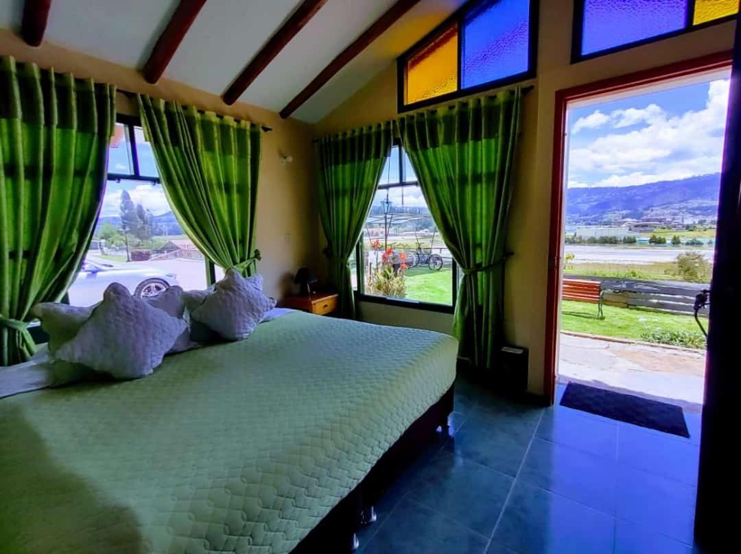Hotel Cabanas San Cayetano Paipa Eksteriør billede